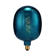 Lumenovo 4W E27 2200K Egg LED Filament Globe-Metal Blue