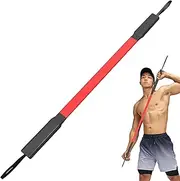 Arm Trainer, Heavy Duty Chest Workout Stick, Portable Push Down Bars Machine, Forearm Strengthener for Home, Gym