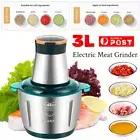 3L Electric Meat Grinder 2 gears Food Vegetable Processor Chopper Mincer Home