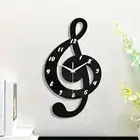 Wall Clock Gifts Arabic Numerals Black Wall Decoration for Study