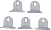 GOOHOCHY 5Pcs Rv Awning Hooks Durable Clothes Hook Ring for Motorhome Installation Space Saving Outdoor Accessories for Camping and Touring Car Grey