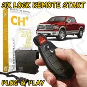 PLUG & PLAY REMOTE START ADD ON EASY For 2009-2012 DODGE RAM 1500 CH4