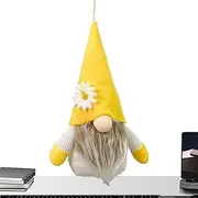 Autumn Gnomes Plush | Handmade Cute Swedish Tomte Farmhouse Gnome Doll - Sunflower Kitchen Decor Gnome Plush, Tomte Stuffed Doll, Tree Gnomes for Tiered Tray Home Summer Autumn