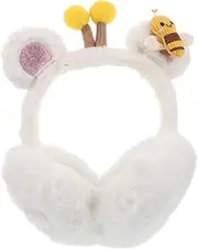 [TOVINANNA] Fashionable Women Winter Earmuff Plush Bee Cartoon Ear Cover for Cold Weather Protection