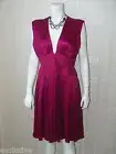 NEW $1700 ZAC POSEN SILK SLEEVELESS DEEP DECOLLETAGE OPEN BACK CORSET DRESS Sz10