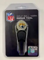 NFL Golf Divot Fixer Repair Tool with Ball Marker - Jacksonville Jaguars