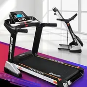 [Everfit] Treadmill Electric Treadmills with 450/480mm Running Belt, Hydraulic Unfolded Walking Pad Foldable Machine Exercise & Fitness Equipment, with up to 18km/h Speed and 15-Level Incline Home Gym