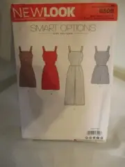 NIP New Look #6509 Jumpsuit Rompers Jumper Dress Pattern Size 6-18