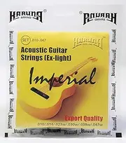 Karuna Imperial 80/20 Bronze Acoustic Guitar Strings - Extra Light (.010-.047). Phosphor Bronze Acoustic Guitar Strings