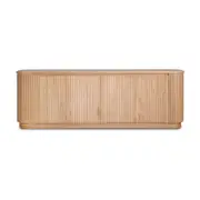 Adsila 240cm Buffet Table Storage Cabinet Natural
