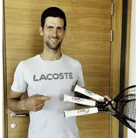 在飛比找蝦皮購物優惠-LACOSTE★國外進口 🇷🇸DJOKOVIC 熱身休閒球衣