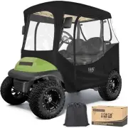2 Passenger Golf Cart Enclosures for Club Car DS Precedent,Driving Rain Cover