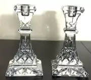 Waterford Lismore Candlestick Holder Pair 6"