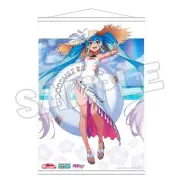 [Tapestry Wall scroll] Racing Hatsune Miku 2024 Tropical B2 size New from Japan