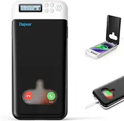 Dayear Phone Lock Box With Timer, Self-Control Safe Timed Jail for iPhone/Android (Max 6.7 Inch), Help Kids/Adults Prevent Addiction (Black)