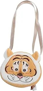 [LIFKOME] Tiger Head Plush Boys and Girls Crossbody Bag Children's Coin Purse Animal Shoulder Bag New Year Present