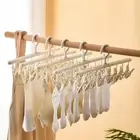 Non-slip Sock Laundry Airer Hanger Windproof Clothes Drying Rack for Home