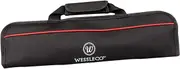 Baoblaze Chef Knife Bag 5 Knife Slots Cooking Tools Storage Knife Tool Bag Knife Cutlery Carrier, Red