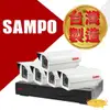 昌運監視器 SAMPO 聲寶 8路5鏡優惠組合 DR-TWEX3-8 VK-TW2C98H 2百萬畫素紅外線攝影機 監視器