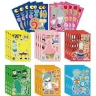 32 Sheets SpongeBob SquarePants Make a Face Stickers Make Your Own Stickers AU