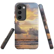For Samsung Galaxy S23 Case Shielding Cover, Thai Sunset