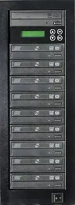 MediaStor #a34 LS 1-9, 1 to 9 Target DVD Duplicator LightScribe Disc Publishing