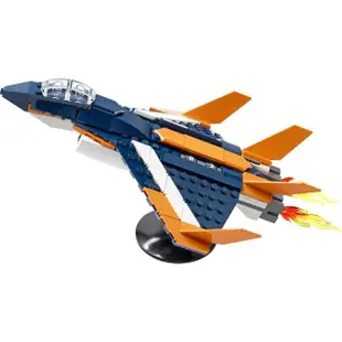 【LEGO 樂高】創意百變系列 3合1 31126 超音速噴射機(飛機玩具 積木)