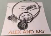 Alex and Ani silver bracelet new Strength And Protection