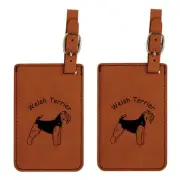 L4209 Welsh Terrier Luggage Tags 2Pk