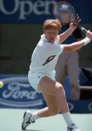 Boris Becker of West Germany at the Australian Open Tennis Champio- Old Photo