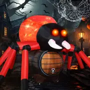 7FT Scary Halloween Inflatables Giant Ghost Spider Pumpkin Outdoor Decorations