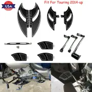 F+R Floorboards Shifter Pegs Brake Arm Linkaeg Fit For Harely Touring 2014-2021