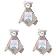 3x The Peanutshell Woodland Adventure Raccoon Security Baby Plush/Blanket 0M+