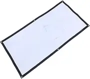 SWOOMEY 1 Set Foldable Projector Screen Crease for Home Theater Office and Easy to Carry with Durable Clips and Hooks