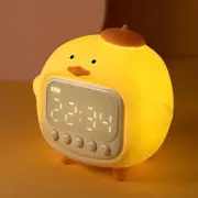 Cute Duckling Alarm Clock, Children's Cute Duckling Wake Up Light, Alarm Clock, Night Light For Girls' Bedroom, Sleep Training Clock, Birthday Gift