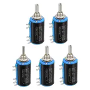 10K Ohm Adjustable Resistors Wire Wound Multi Turn Precision Potentiometer 5pcs