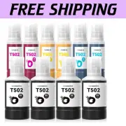 High-Yield T502 Ink Refill Kit for Ecotank Printers – 34,000 Page Capacity