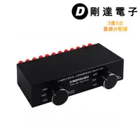 在飛比找蝦皮購物優惠-【剛達電子】三進三出無損音源切換機 可接三台擴大機 三組喇叭