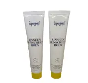 DUO Supergoop! Unseen Sunscreen Body 40 SPF .5oz 15mL Travel Size Sun Lotion