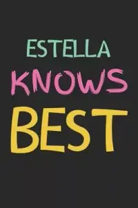 在飛比找博客來優惠-Estella Knows Best: Lined Jour