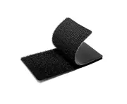 2 X 4 Inches - 15 Sets - Square Hook And Loop Tape - Heavy Duty Strips - Adhesive Back Closure