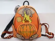 Trick rTreat Flaming Head Sam MiniBackpack Glows in the Dark Loungefly (21604)