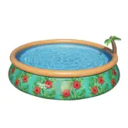 Bestway Fast Set Paradise Palms 15' Round Inflatable Pool Set (57415E)