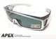 【【蘋果戶外】】APEX 1927 銀 可搭配眼鏡使用 台灣製造 polarized 抗UV400 寶麗來偏光鏡片 運動型 太陽眼鏡 附原廠盒、擦拭布(袋)