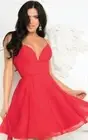 Lucci Lu Women's Red Fit & Flare Sleeveless Party/ Cocktail Dress Size 00 NWT