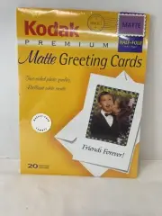 Kodak Premium White Matte Half-Fold Photo Greeting Cards Ink Jet Printers