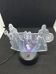Night Light Superhero Characters Changes Colours USB Charging