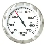 Sierra Boats 3" Outboard 4 Stroke Gas Engine 7000 Rpm Dial Range Tachom Gauge