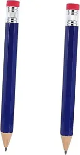 2pcs Giant Wooden Pencils Jumbo Colored Pre Sharpened for Back to School Kindergarten Stationery Creative Photo Props Fun Party Supplies Safe
