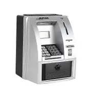 Electronic Piggy Bank ATM Password Money Box Cash Coins Saving Box ATM Bank Safe Box Automatic Deposit Banknote Christmas Gift